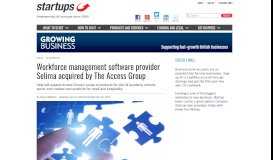 
							         Workforce management software provider Selima acquired by ...								  
							    