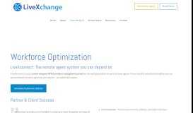 
							         Workforce Optimization | LiveXchange								  
							    