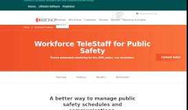 
							         Workforce TeleStaff for Public Safety; Automated Scheduling ...								  
							    