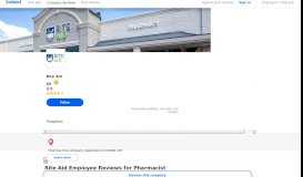 
							         Working as a Pharmacist at Rite Aid: Employee Reviews about Pay ...								  
							    