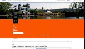 
							         Working as a SAP Consultant at Nike: Employee Reviews | Indeed.com								  
							    