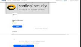 
							         Working as a Security Officer at CARDINAL SECURITY: Employee ...								  
							    