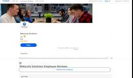 
							         Working as a Software Engineer Intern at Motorola Solutions - Indeed								  
							    
