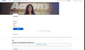 
							         Working at Aarons: 2,845 Reviews | Indeed.com								  
							    