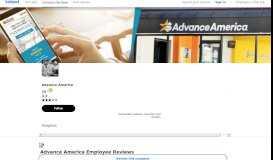 
							         Working at Advance America: 1,347 Reviews | Indeed.com								  
							    