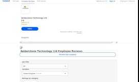 
							         Working at Amberstone Technology Ltd: Employee Reviews | Indeed ...								  
							    