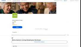
							         Working at Atria Senior Living: 230 Reviews about Pay & Benefits ...								  
							    
