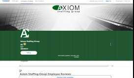 
							         Working at Axiom Staffing Group: Employee Reviews about ...								  
							    