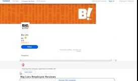 
							         Working at Big Lots: 1,469 Reviews about Pay & Benefits | Indeed.com								  
							    