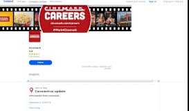 
							         Working at Cinemark: 2,275 Reviews | Indeed.com								  
							    