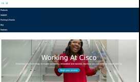 
							         Working at Cisco | Cisco Careers - Cisco								  
							    