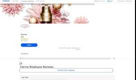 
							         Working at Clarins UK Ltd: 64 Reviews | Indeed.co.uk								  
							    