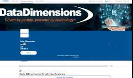 
							         Working at Data Dimensions: 171 Reviews | Indeed.com								  
							    