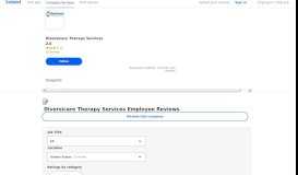 
							         Working at Diversicare Therapy Services: Employee Reviews | Indeed ...								  
							    