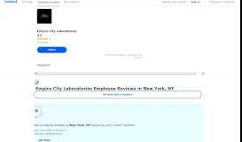 
							         Working at Empire City Laboratories: Employee Reviews ...								  
							    
