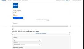 
							         Working at Gaylor Electric: 99 Reviews | Indeed.com								  
							    