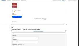 
							         Working at Hire Dynamics: 176 Reviews about Pay & Benefits | Indeed ...								  
							    