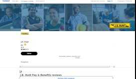 
							         Working at J.B. Hunt: 694 Reviews about Pay & Benefits ...								  
							    