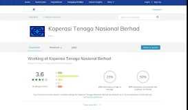 
							         Working at Koperasi Tenaga Nasional Berhad company ...								  
							    