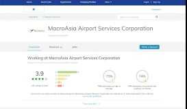 
							         Working at MacroAsia Airport Services Corporation company profile ...								  
							    