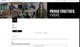 
							         Working at Next PLC: 3,079 Reviews | Indeed.co.uk								  
							    