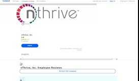 
							         Working at nThrive, Inc.: 70 Reviews | Indeed.com								  
							    