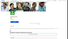 
							         Working at Nuffield Health: 72 Reviews about Pay & Benefits | Indeed ...								  
							    