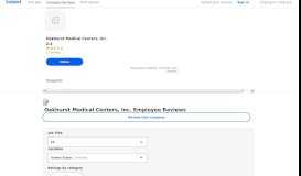 
							         Working at Oakhurst Medical Centers, Inc.: Employee Reviews - Indeed								  
							    