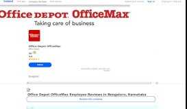 
							         Working at Office Depot OfficeMax: 8,272 Reviews | Indeed.com								  
							    