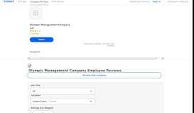 
							         Working at Olympic Management Company: Employee Reviews ...								  
							    