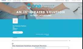 
							         Working at One homecare solutions: Employee Reviews | Indeed.com								  
							    