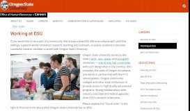 
							         Working at OSU | Office of Human Resources | Oregon State University								  
							    