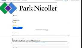 
							         Working at Park Nicollet: 87 Reviews about Pay & Benefits ...								  
							    