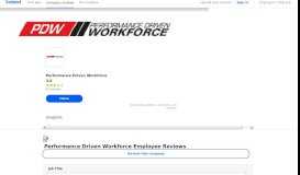 
							         Working at Performance Driven Workforce: 79 Reviews ...								  
							    