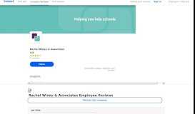 
							         Working at Rachel Wixey & Associates: Employee Reviews about Pay ...								  
							    