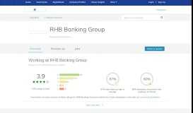 
							         Working at RHB Banking Group company profile and information ...								  
							    