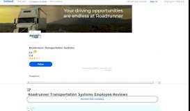 
							         Working at Roadrunner Transportation Systems: 276 Reviews ...								  
							    
