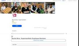 
							         Working at Roche Bros Supermarkets: Employee Reviews ...								  
							    