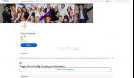 
							         Working at Sage Hospitality: Employee Reviews about Pay & Benefits ...								  
							    
