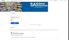
							         Working at SAS Retail Services: 655 Reviews | Indeed.com								  
							    
