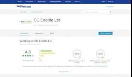 
							         Working at SG Enable Ltd company profile and information | JobStreet ...								  
							    