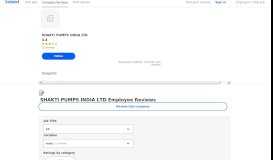 
							         Working at SHAKTI PUMPS INDIA LTD: Employee Reviews | Indeed ...								  
							    