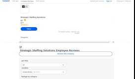 
							         Working at Strategic Staffing Solutions: Employee Reviews about Pay ...								  
							    
