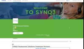 
							         Working at SYNQ3 Restaurant Solutions in Colorado Springs, CO ...								  
							    