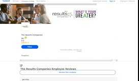 
							         Working at The Results Companies: 288 Reviews about Pay ...								  
							    