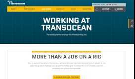 
							         Working at Transocean | Offshore Careers								  
							    