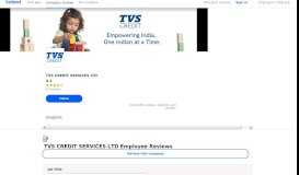 
							         Working at TVS CREDIT SERVICES LTD: 50 Reviews ...								  
							    