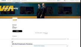 
							         Working at VIA Rail: 66 Reviews | Indeed.com								  
							    