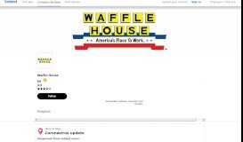 
							         Working at Waffle House: 6,549 Reviews | Indeed.com								  
							    