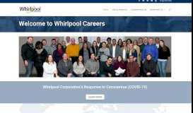 
							         Working at Whirlpool Corporation | Jobs and Careers at Whirlpool ...								  
							    